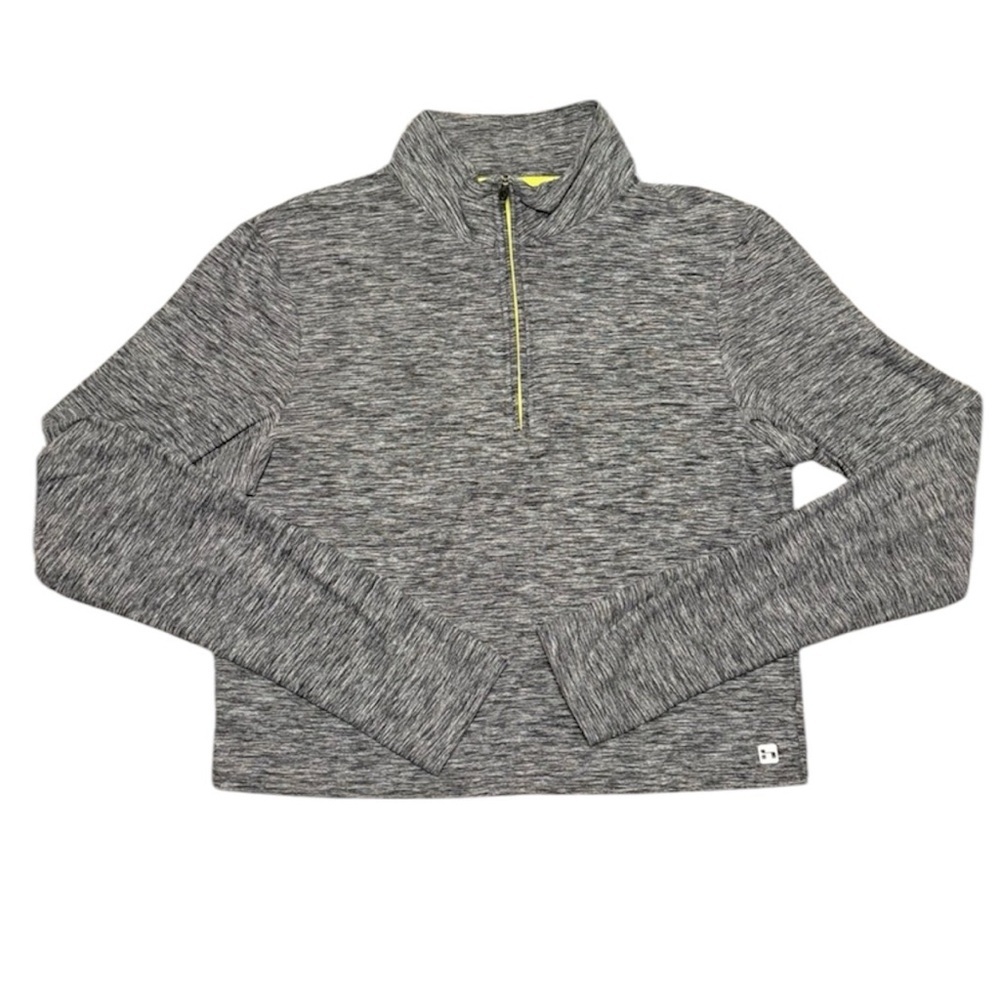 Hind Women’s Medium Gray Running Zip-Up Pullover